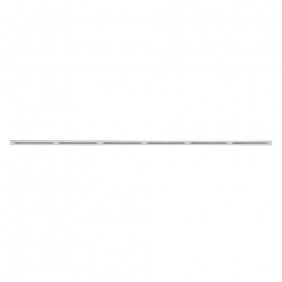 79-1/2" Stainless Bumper Light Bracket With 6X 19 LED 12" Light Bars - Amber LED/Clear Lens