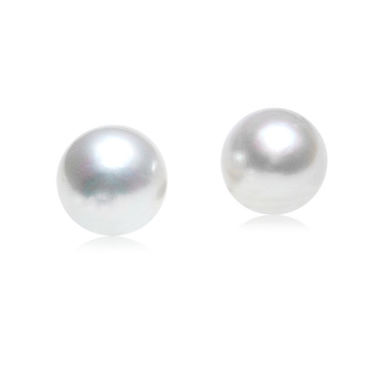 SL125 ( Loose Pearl Matching Pair – AA+ Australian South Sea Undrilled Pearls Huge Size 14.5 mm High Lustre )