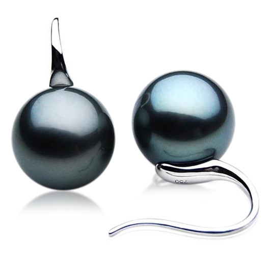 TE040a (AAA 12mm Tahitian Black Pearl 