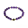Prayer Rope with Amethyst and Cross