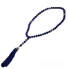 Prayer Rope with 50 Blue Goldstone Beads