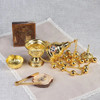 Incense Burner with Bells Gold