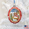 Orthodox Nativity Mercury Glass Ornament by G. DeBrekht - Nativity Holiday Decor - 773037