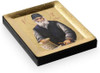 VATOPEDI MONASTERY Saint Paisios of Mount Athos - Greek Orthodox Icon on Canvas with Golden Background (13 x 10 cm)