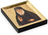 VATOPEDI MONASTERY Saint Porphyrios of Kavsokalyvitis - Greek Orthodox Icon on Canvas with Golden Background from Mount Athos (13 x 10 cm)