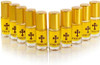Pure Monastic Myrrh with Cypress Scent from Mount Athos - Pack of 10 Bottles