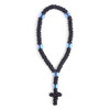 Catholic Komboskini Rope 50 Knots Rosary Christian Pray Ropes Blue Black Cord Rosary Orthodox Prayer Ropes