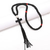 Handmade Orthodox Prayer Rope Rosary Necklace with 100 Knots Monks Monastic for Christian Brojanica Komboskini  Tassels