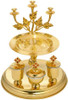 Orthodox Vigil Set, Triple Candlestick with Chalice