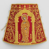 Orthodox Liturgical Cuffs Epimanikia Gold Bullion Embroidered Annunciation Virgin Mary Priest Vestments Church Cuff Set