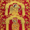 Orthodox Liturgical Cuffs Epimanikia Gold Bullion Embroidered Annunciation Virgin Mary Priest Vestments Church Cuff Set