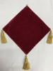 Velvet Holy Trinity Embroidered Church Decoration with Gold Tassels