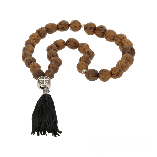 Aromatic Worry Bead (Komboloi) with Nutmeg Nuts - 33 Beads
