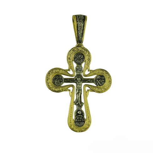 Silver Cross with Jesus