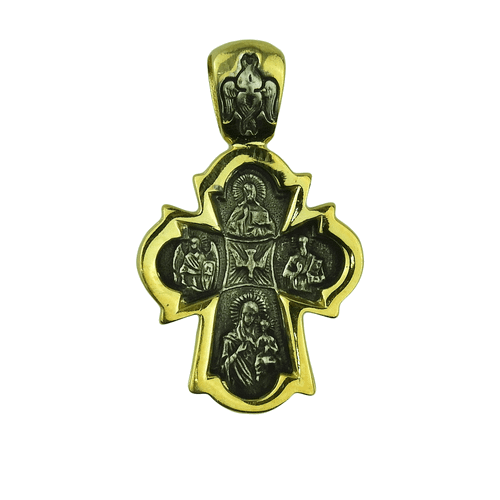 Silver Cross with Virgin Mary