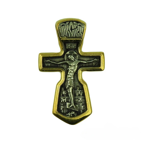 Silver Cross with Jesus Christ