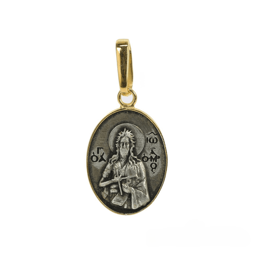 Saint John the Baptist Silver Pendant