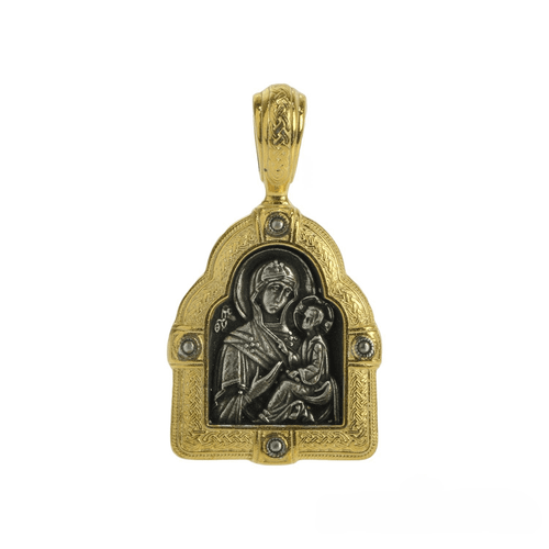Virgin Mary Silver Pendant