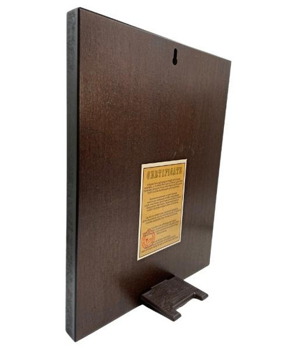 Saint Anastasia Silk Screen Icon – Gold & Engraved Wood