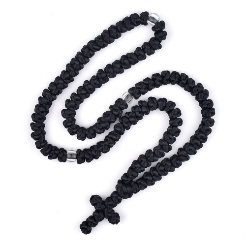 Black Komboskini 100knot Handmade Mt Athos