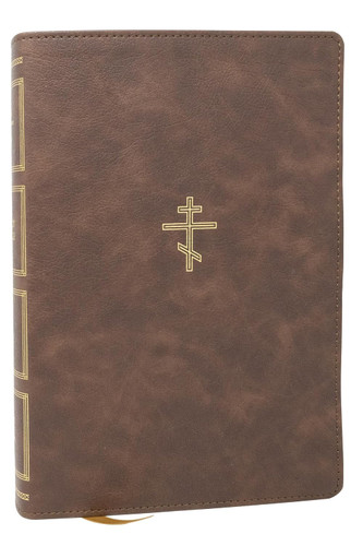 The Orthodox Study Bible, Brown Leathersoft: Ancient Christianity Speaks to Today's World