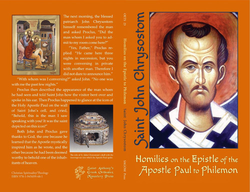 Homilies on the Epistle of the Apostle Paul to Philemon