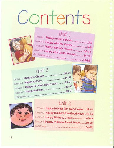 Kindergarten: Happy with God Student Book