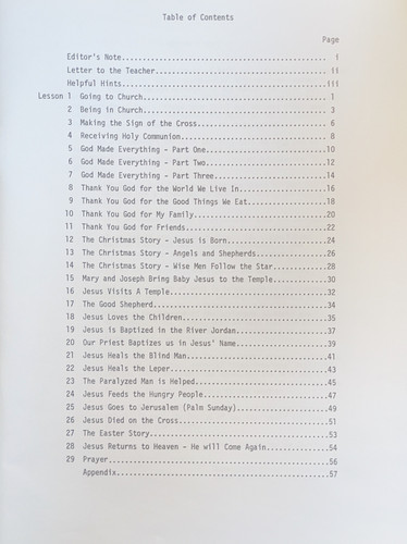 Table of Contents