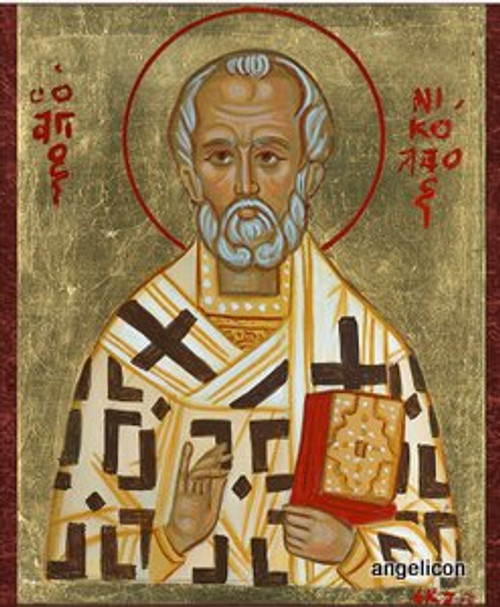 Mini St. Nicholas Icon (2 x 2.25")