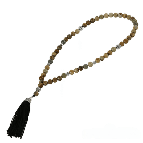 Prayer Rope with 50 Jasper Beads