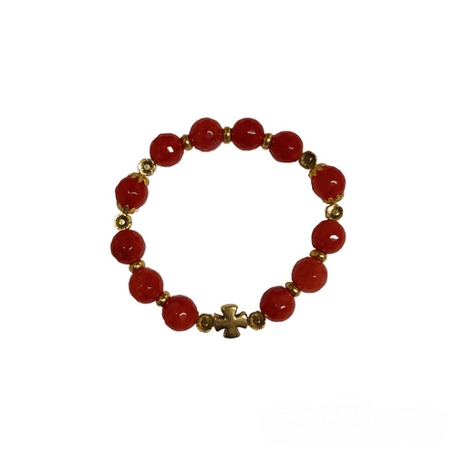 Prayer Rope with Red Carnelian Beads