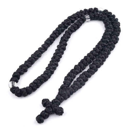 Black Komboskini 100knot Handmade Mt Athos
