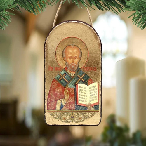 Saint Nicholas Icon Ornament