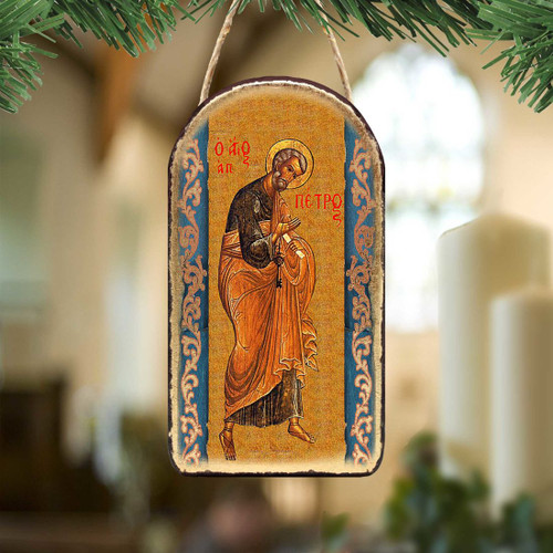 Saint Peter Religious Christian Sacred Icon Ornament - Inspirational Icon Decor - 87042