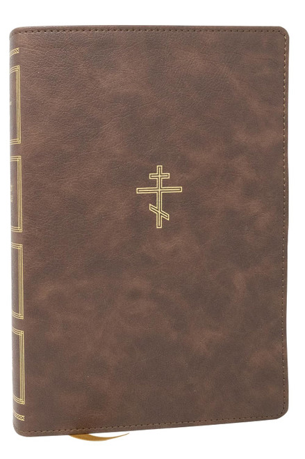 The Orthodox Study Bible, Brown Leathersoft: Ancient Christianity Speaks to Today's World