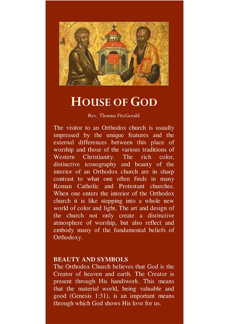 House of God Pamphlet