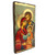 Holy Family Christian Icon – Aged Edge Wood