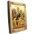 The Nativity Silk Screen Icon – Eastern Style Gold & Engraved Wood