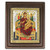 Virgin Mary Pantanassa Silk Screen Icon – Engraved Silver & Wood