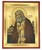 Saint Seraphim of Sarov Silk Screen Icon – Gold & Engraved Wood