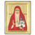 Saint Elisabeth Silk Screen Icon – Gold & Engraved Wood