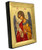 Archangel Gabriel Silk Screen Icon – Gold & Engraved Wood