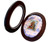 Oval Sterling Silver Stefanothiki with  Holy Family Icon
