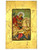 Saint George Silk Screen Icon – Gold Frame with Sterling Silver Halo and Gems