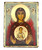 Virgin Mary Burning Bush Silk Screen Icon – Aged Edge Wood