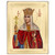 Saint Alexandra Religious Icon – Gold & Engraved Wood