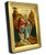 Elias the Prophet Silk Screen Icon – Gold & Engraved Wood