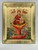 Virgin Mary Zoodochos Pigi – Life Giving Well Silk Screen Icon – Gold & Engraved Wood