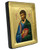 Saint Lucas (St Luke) Silk Screen Icon – Gold & Engraved Wood