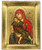 Virgin Mary Eleousa – Mercy Giving of Kykkos Silk Screen Icon – Gold & Engraved Wood